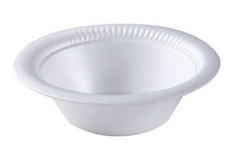 For Event And Party Supplies White Disposable Thermocol Bowls Single