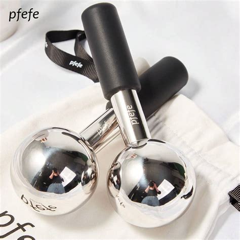 Pfefe Ice Globes Unbreakable Stainless Steel Cryo Sticks For Face