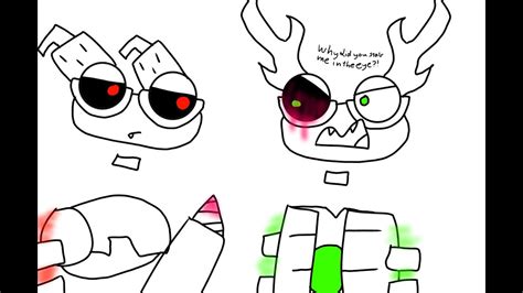 Remade Trash Talkin Meme Earth And Plant Wubbox Blood Flash