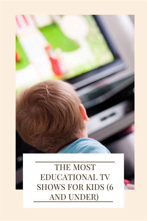 The Most Educational TV Shows For Kids (6 and Under) - It Starts With Coffee - Blog by Neely ...