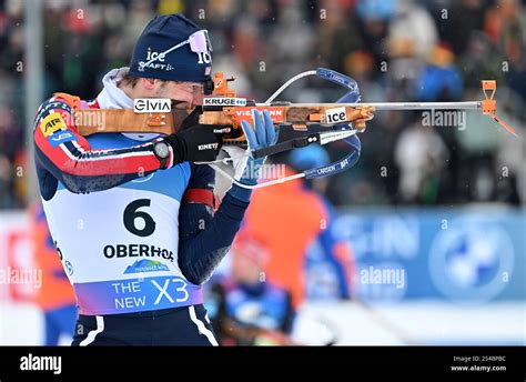 Sturla Holm Laegreid From Norway At The Shooting Range During The Men S