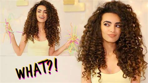 Heatless Spiral Curls For Long Hair Tutorial Youtube