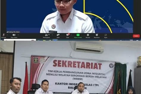 Kanim Balikpapan Ikuti Rapat Persiapan Kegiatan Pra Evaluasi