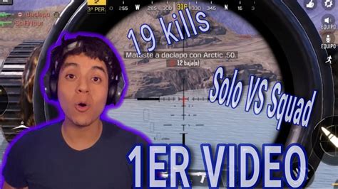 1er Vídeo de CoD SOLO VS SQUAD 19KILLS YouTube