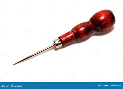 Red awl stock image. Image of rust, home, hand, gourmet - 7426913