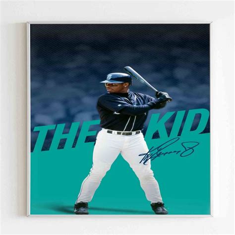 Ken Griffey Jr Poster Poster Art Design