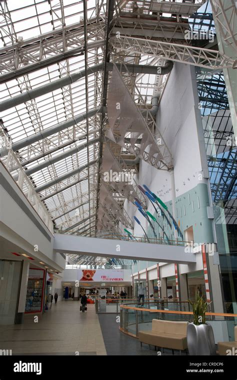 Interior Of St Enochs Shopping Centre Glasgow Scotland Uk Stock Photo