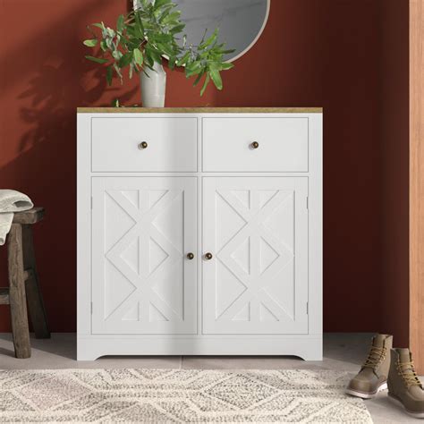 Wade Logan Latoscha 34 2 H 2 Door Accent Cabinet Hallway Storage