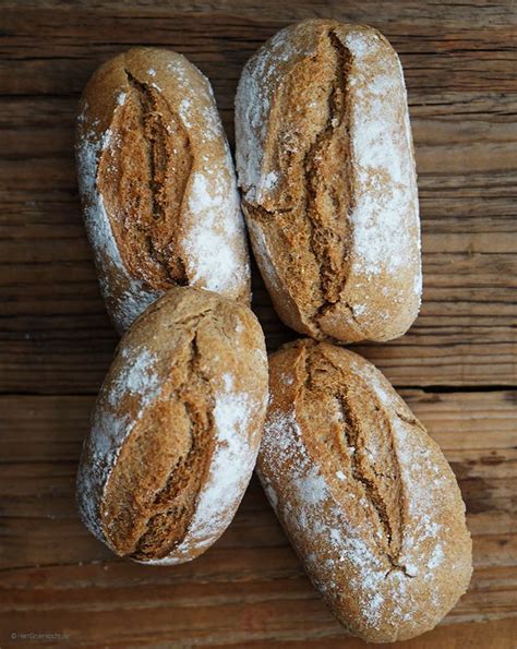 Hirse Dinkelbrötchen schnell und einfach selber backen Herr Grün