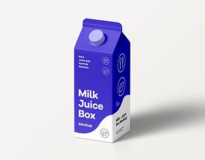 Milk Box Mock Up Milk Box Mocking Ups