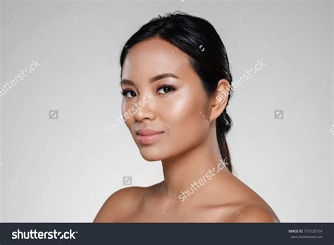 Beauty Portrait Attractive Half Naked Asian Stock Photo 773520154 Shutterstock