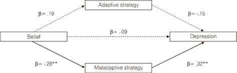 Mediation Model Of Adaptive And Maladaptive Strategy Between Belief And