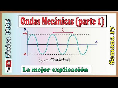 Ondas Mecánicas semana 17 Pre San Marcos Parte 1 Física Básica I