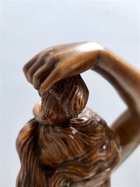 Cantù Artist Sculpture of Nude Woman s Walnut for sale at Pamono