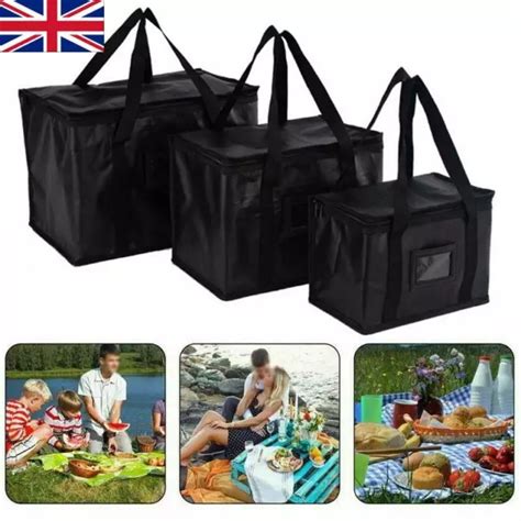 16 50l Large Food Delivery Insulated Bags Pizza Takeaway Thermal Warm Cold Bag Eur 8 20