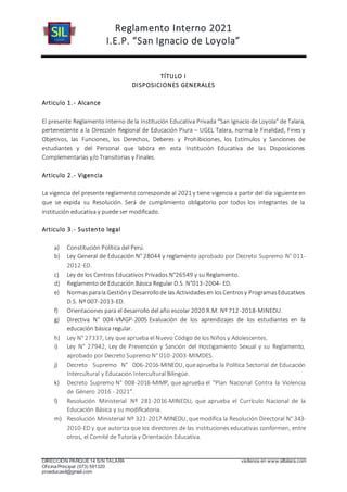 Reglamento Interno Plataforma 2021 PDF