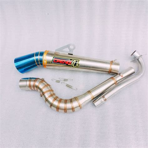 Daeng Sai4 Open Spec Canister 51mm Exhaust Pipe 1set Fir Xrm Smash Wave