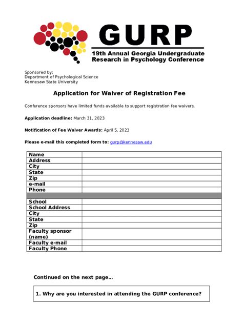 Ksu Application Fee Waiver Fill Out Sign Online Doc Template PdfFiller