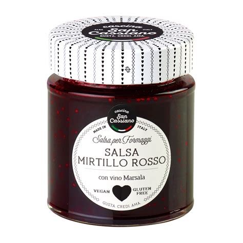 Salsa Di Mirtillo Rosso Cascina San Cassiano