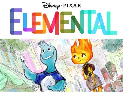 Elemental Movie Posters Pixar Post