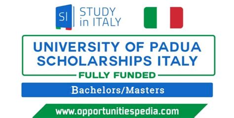 University Of Padua Scholarships In Italy 2024 25 Fully Funded