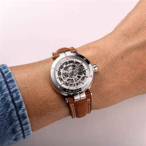 Montre Herbelin Newport Automatic Femme Automatique Acier Bracelet Cuir