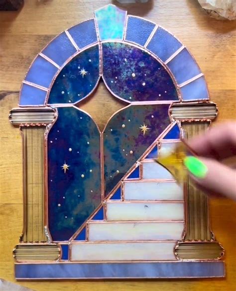 Pin By Half Ass Homesteadin On Stained Glass Inspo In 2024 Stained Glass Diy Diy Stained