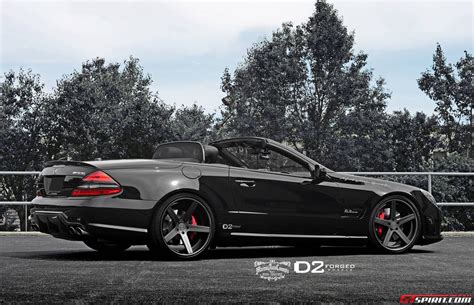 Black Mercedes-Benz SL 63 AMG with Deep Concave D2Forged Wheels - GTspirit