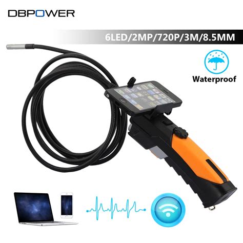 Dbpower Wireless Wifi Endoscope Camera Mega Pixels M M Cable