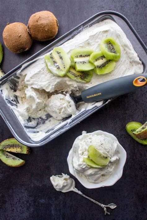 No Churn Kiwi Ice Cream Recipe An Italian In My Kitchen