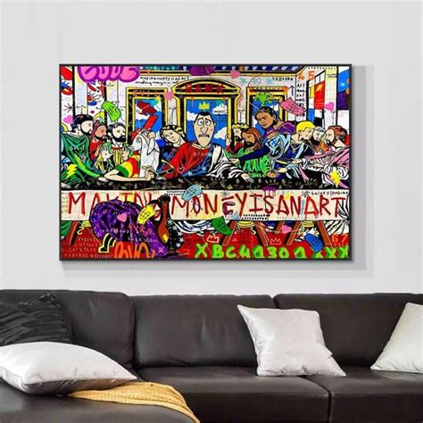 Graffiti The Last Supper - Graffiti The Last Supper Wall Art