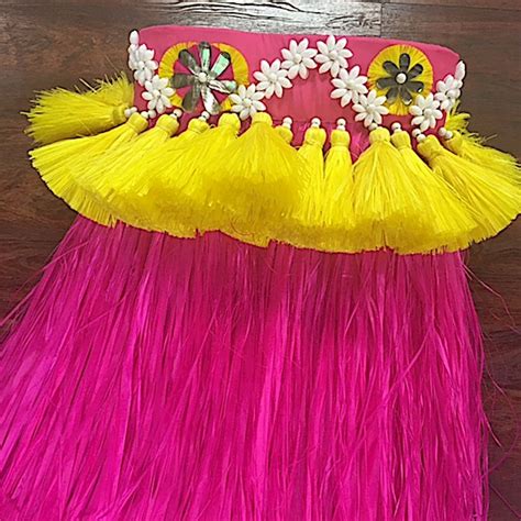 Professional Tahitian More Costume Option B Details Aloha Hula Supply