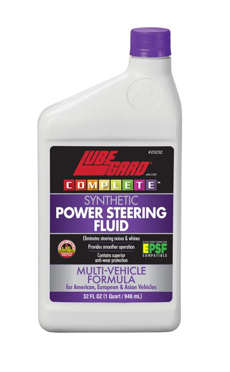 COMPLETE Synthetic Power Steering Fluid Lubegard