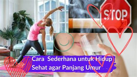 Cara Sederhana Untuk Hidup Sehat Agar Panjang Umur RJN Health