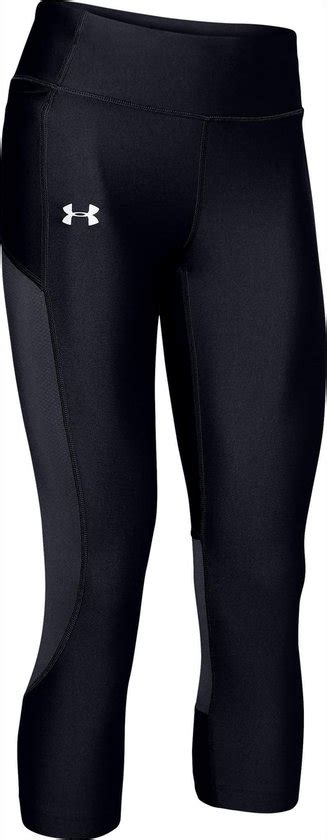 Under Armour Speed Stride Capri Dames Sportlegging Maat S Black