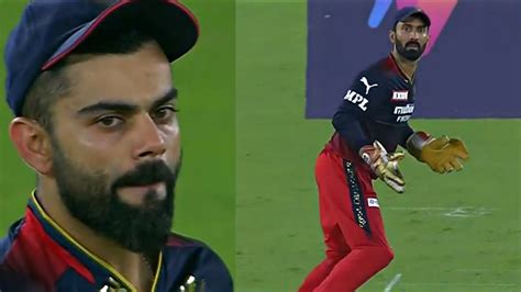 Virat Kohli S Shocking Reaction When Dinesh Karthik Dropped Jos Buttler