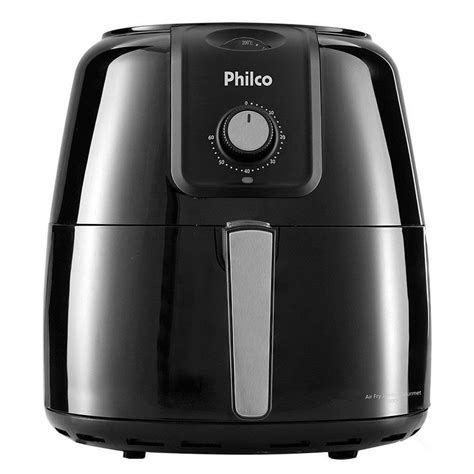 Fritadeira Sem Leo Philco Air Fryer Jumbo Pfr P Litros Preto