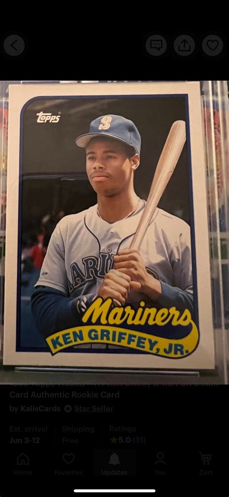 Topps Traded T Ken Griffey Jr Rc Psa Mint Card Authentic