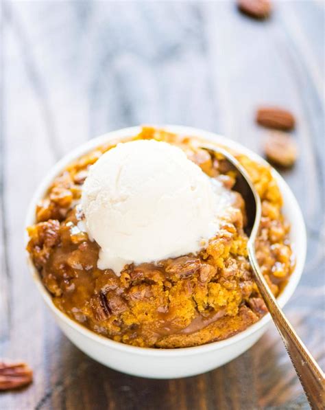 Pumpkin Pecan Cobbler Crowd Pleasing Dessert Wellplated