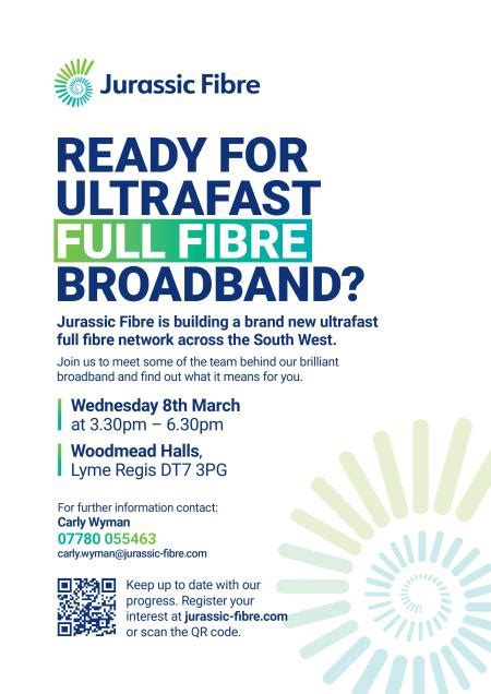 Jurassic Fibre Ultrafast Broadband Lyme Regis Town Council