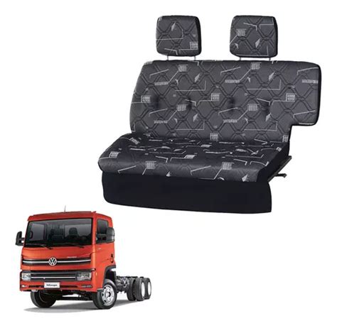 Sof Cama Caminh O Vw Delivery Euro Cab Grande Cinza