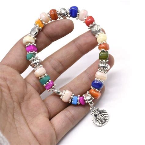 Camino De Santiago Scallop Shell Bracelet Anklet Multi Coloured