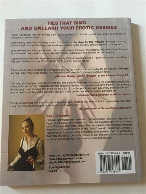 Bondage For Sex - Chanta Rose - Volume 1 - BDSM 9780977723805 | eBay