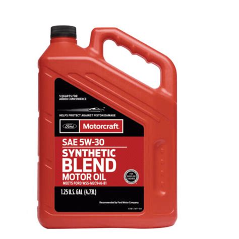 Motorcraft W Synthetic Blend Motor Oil Quart Mpn Xo W Q Sp