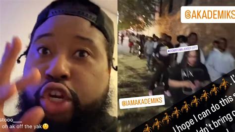 Big Ak Kept A List DJ Akademiks Speaks After His Live Show Calls Out