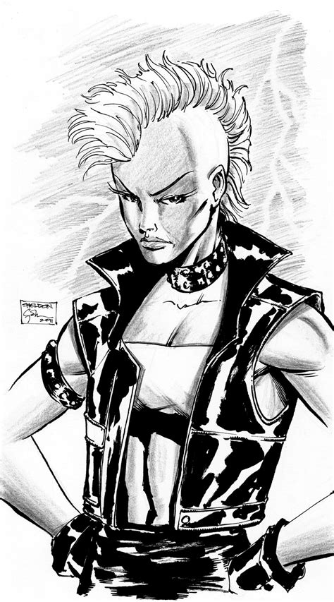 Drawlaahhh 80s X Men Catch Up Storm By Sheldon Goh