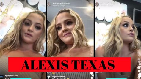 Alexis Texas Instagram Live 2017 Youtube