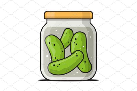 Pickle Jar Clipart