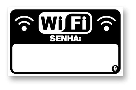 Placa WiFi espaço para senha