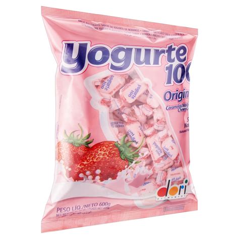 Bala Iogurte De Morango Original Yogurte Pacote G Supermercado